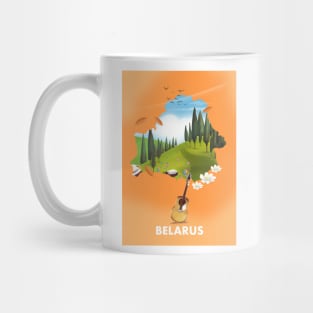 Belarus vintage travel poster Mug